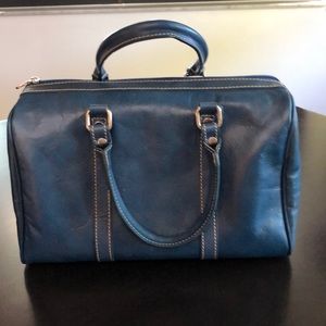 Floto Italian leather Boston style bag